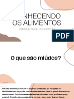 Revisão 4 - Conhecendo Os Alimentos - MIUDOS