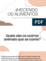 Revisão 4 - Conhecendo Os Alimentos - OUTROS ANIMAIS COMESTÍVEIS