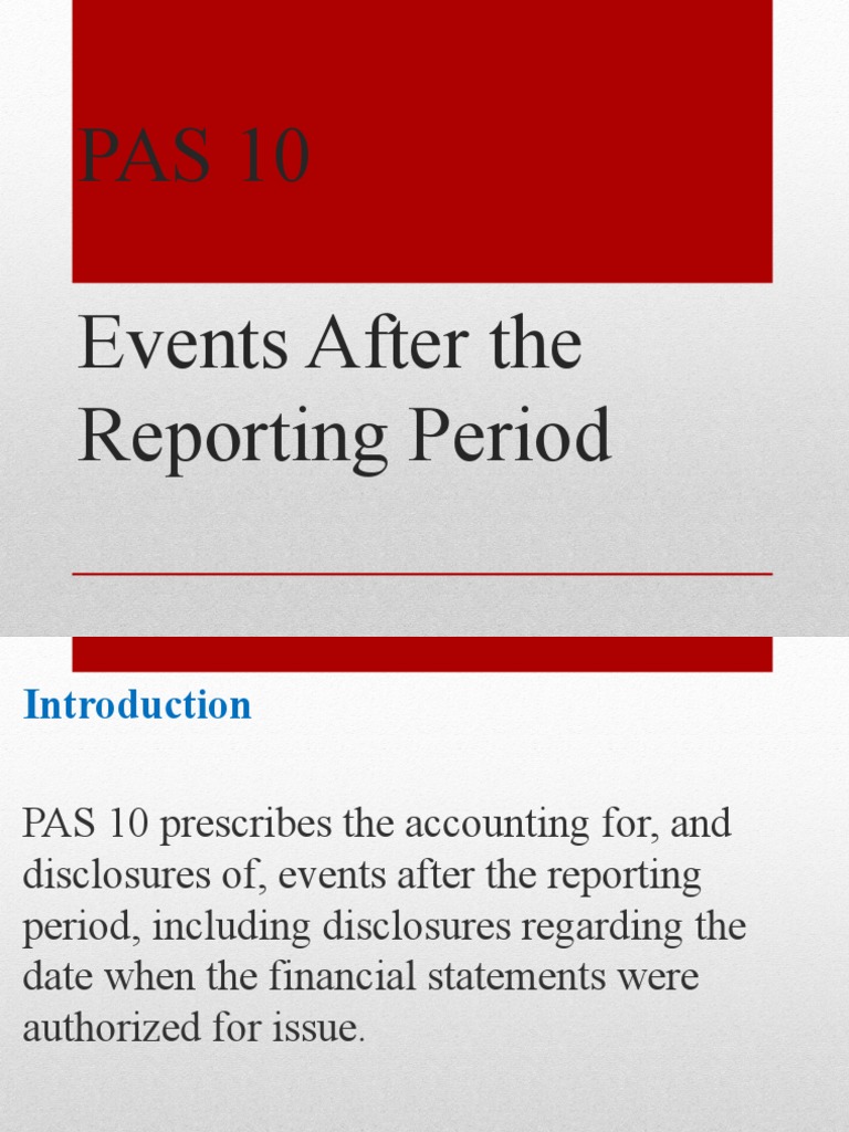 Pas 10 | PDF | Financial Statement | Dividend