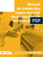 Traducción Inglés Español de Protocolos de Ensayos Clínicos