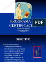 Programa de Certificaci Ó N