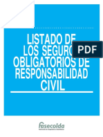 Seguros Obligatorios de Responsabilidad Civil en Colombia Actualizado