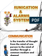 Communication and Alarm System