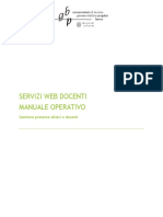 Servizi Web Docenti - Gestione Presenze Allievi e Docenti V. 2017