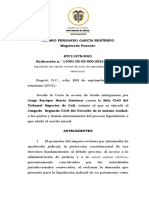 Corte Suprema de Justicia. Insolvencias Sin Bienes. Sentencia Primera Instancia CSJ 2021 03078 00 1