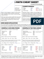 Baker S Math Cheat Sheet