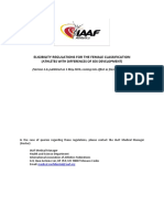IAAF Eligibility Regulations For The Female Classi