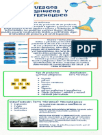 Infografía Listado de Propiedades Químicas Doodle Ilustrativo Naranja y Azul