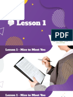 Online Class Lesson 01