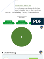 Dampak Perubahan Penggunaan Lahan Terhadap Bencana Kekeringan Lahan