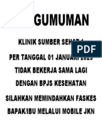 PENGUMUMAN