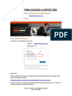 Manual Estudiantes Acceso Office 365 - Actualizado