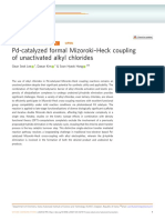 Pd-Catalyzed Formal Mizoroki - Heck Coupling of Unactivated Alkyl Chlorides