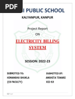 Delhi Public School: Electricity Billing System