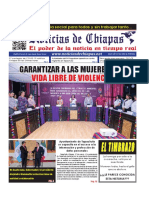 Periódico Noticias de Chiapas, Edición Virtual Sábado 28 de Enero de 2023