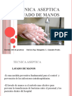 Tecnicas Asepticas - Lavado de Manos, C.Guantes, P.Mandilon
