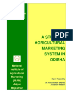 A Study on Agricultural Marketing System in Odisha