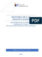 Documento de Catedra. U1 - Historia de Las Instituciones.