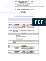 A. Jadwal Survei Akreditasi SNARS Edisi 1 RS - Non IPKP - 3hari - TT Kurang Dari 100