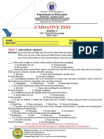 Summative Test - Q2 - W3,4