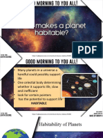 Group Presenation Planet Habitability