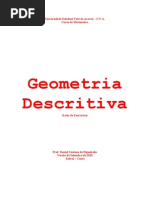 Geometria Descritiva - Lista de Exercicios