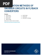 Verification Methods of Snubber Circuits in Flyback Converters