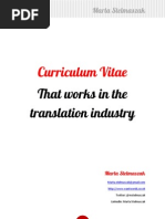 Download How to Write a Translators CV by Svetlana Tchistiakova SN62236524 doc pdf