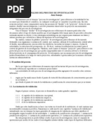 Análisis Del Proceso de Investigación. Samaja