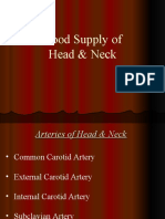 Blood Supply of Head and Neck