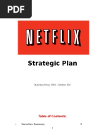 Business Policy 2009 Netflix Strategic Plan