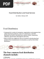 Food Distribution and Food Service