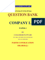 Company Law Question Bank