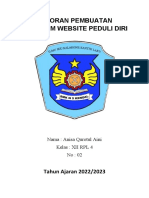 Program Website Peduli Diri