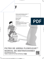 Filtro de Arena Flowclear™ Manual de Instrucciones: Visite El Canal de Youtube de Bestway