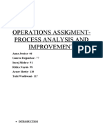 Process Flow Analysis and Improvement - OP