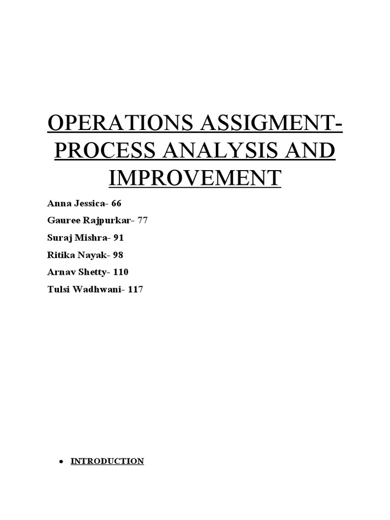 Process Flow Analysis for Jaya Farsan | PDF | Marketing | Business