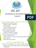 CSC 227 Notes Chapter 4 DR Akinlade 2021
