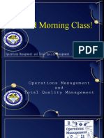 Operational Management and TQM