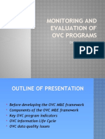 M-E For OVC Programs Presentation