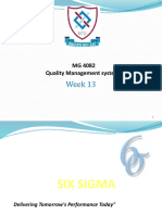 Week 13 - Introduction To Six Sigma