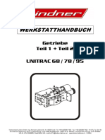 Werkstatthandbuch: Getriebe Teil 1 + Teil 2 UNITRAC 68 / 78 / 95