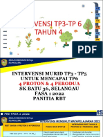 Program Intervensi TP3 - TP 5 Panitia RBT 2022 Fasa 1