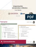 Importacion de Mercancias A Mexico EUA T-MEC