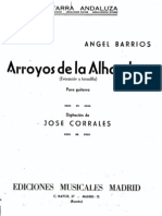 Angel Barrios - Arroyos de La Alhambra