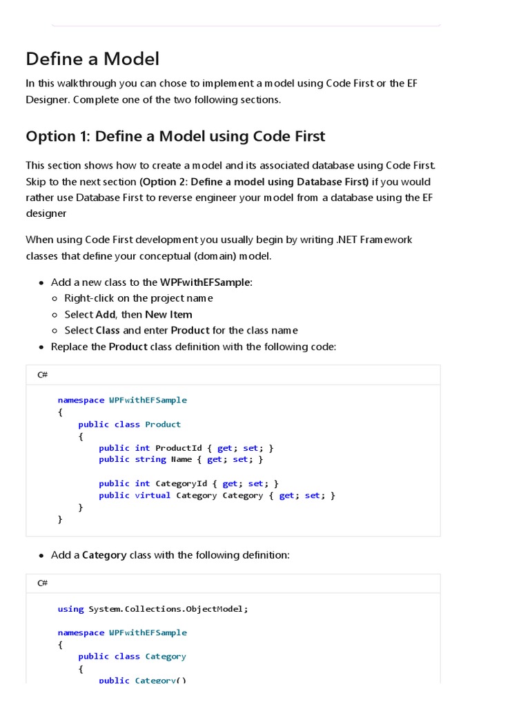 Databinding with wpf ef6 microsoft learn pdf databases class