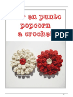 Aprende a tejer una flor plana en crochet