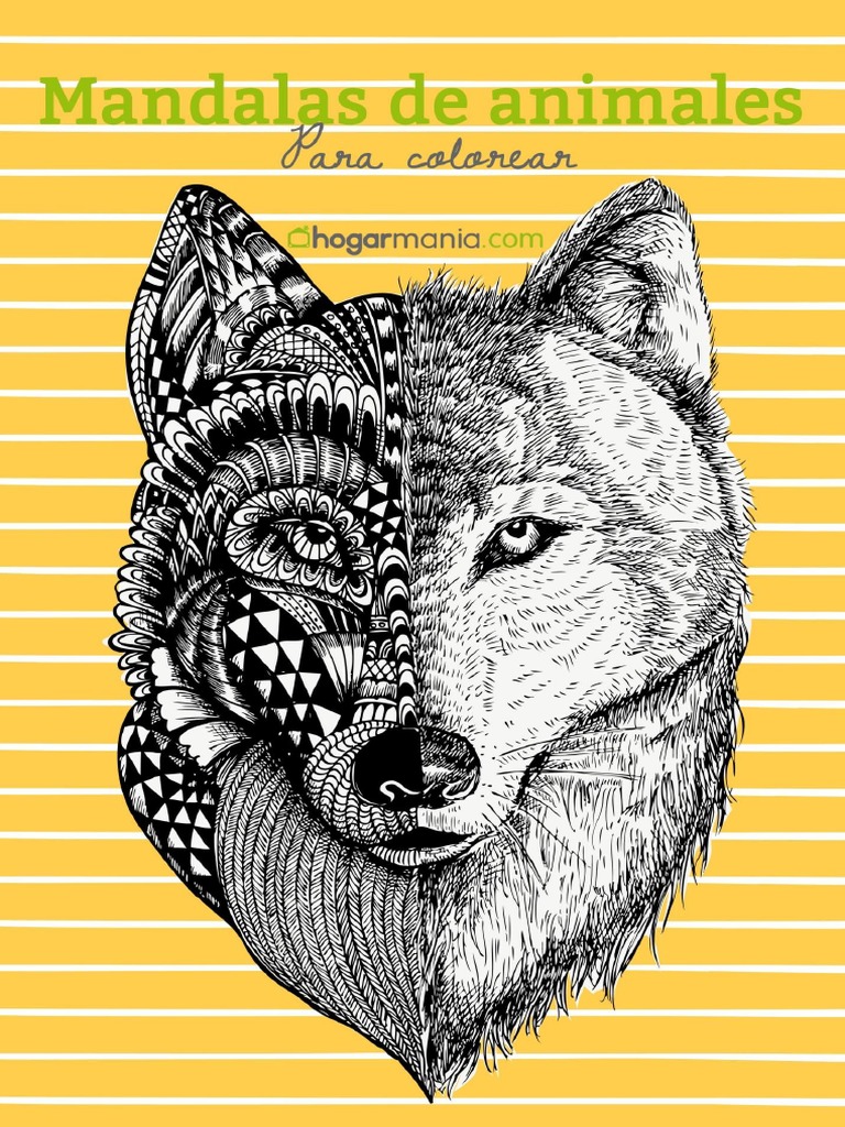 Mandalas de Animales para Colorear Hogarmania | PDF