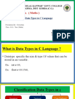 What Is Data Types in C Language
