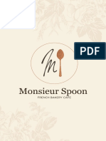 Monsieur Spoon Brunch Menu